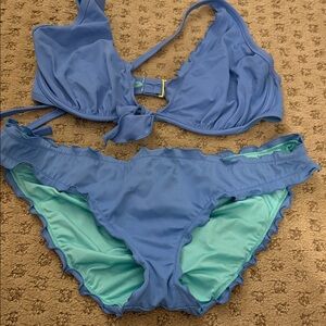 Victoria's Secret bikini set top 34DD Bottom large